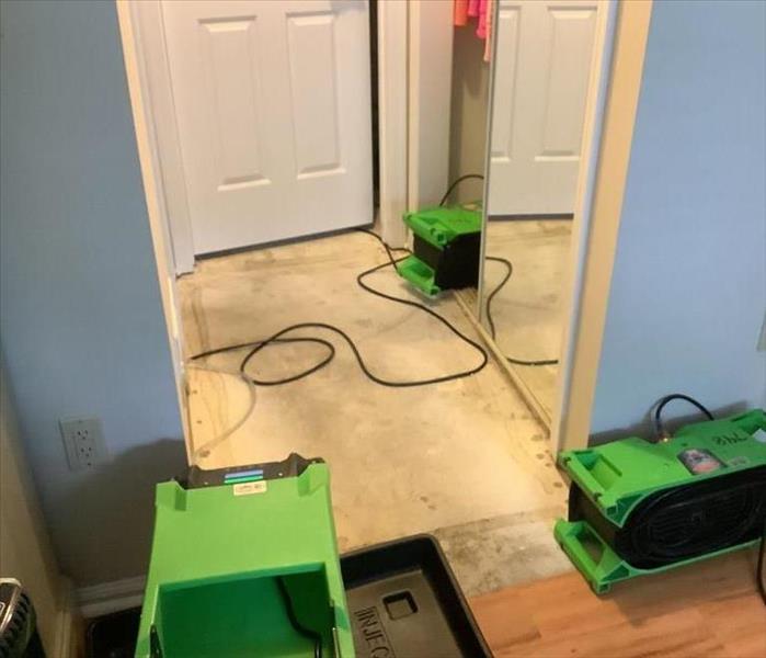 SERVPRO of Point Pleasant storm damage drying equipment