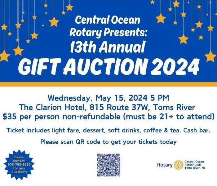 Central Ocean Rotary 13th Annual Gift Auction Flyer